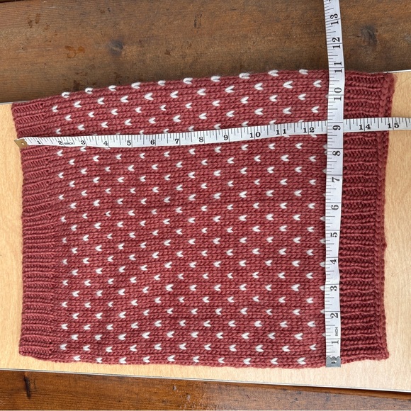 LC Lauren Conrad Birdseye Knit Cowl Scarf In Withered Rose O/S - Picture 9 of 9